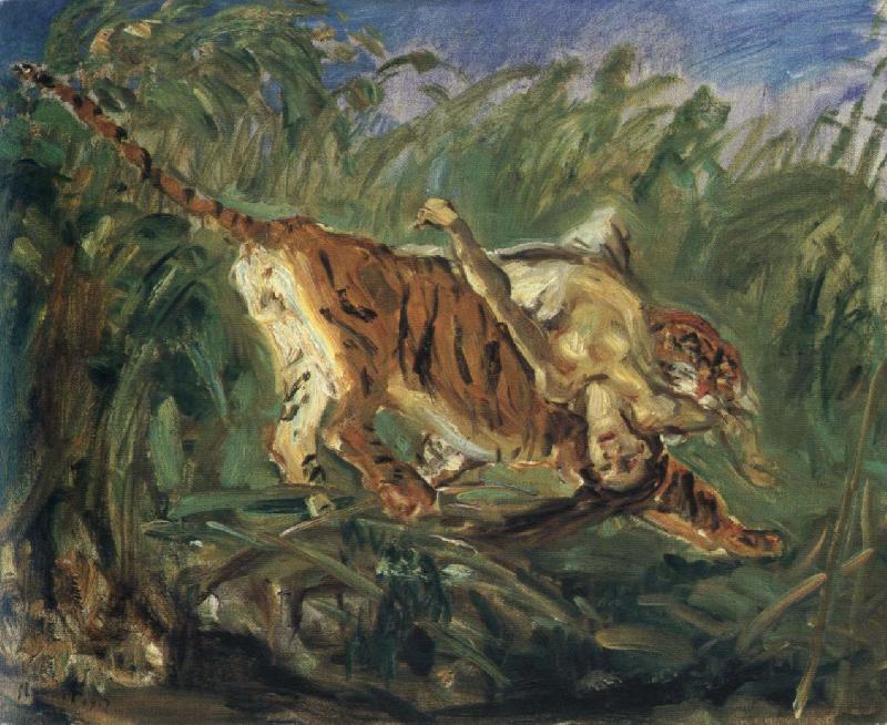 Max Slevogt tiger in the jungle